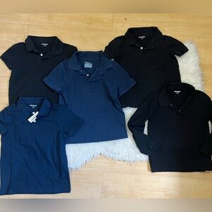 Bundle school uniforms shirts boy size 5